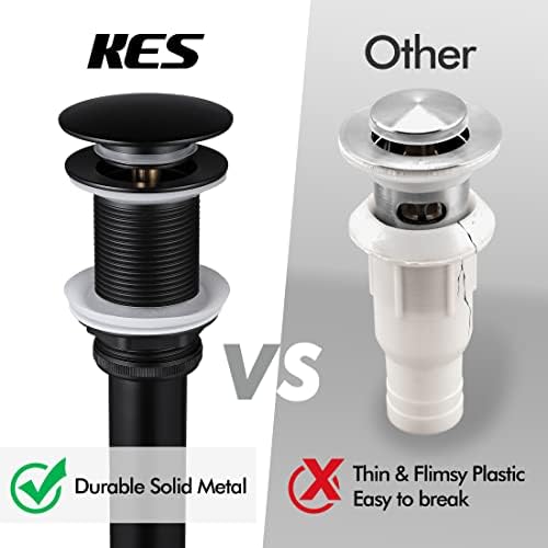 High-Quality Sink Drain Bartholdi Holder Matte Black