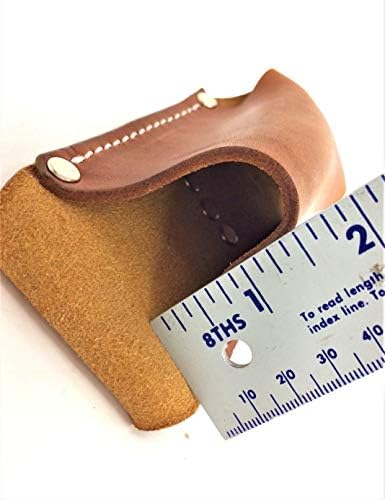 Leather Flashlight Holster for Nebo Slyde Dark Brown