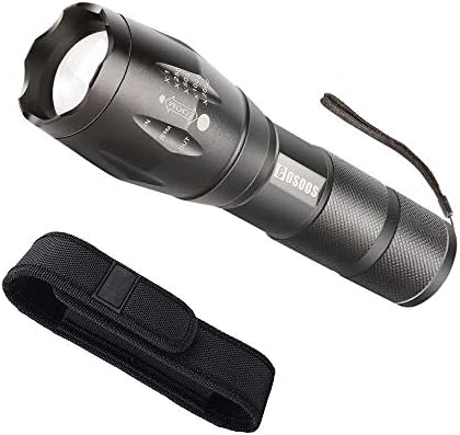 1000 Lumen Tactical Flashlight with 5-Mode Zoom Function zoomable waterproof and durable
