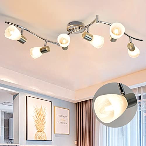 6-Light Flexible Track Ceiling Lighting Kit