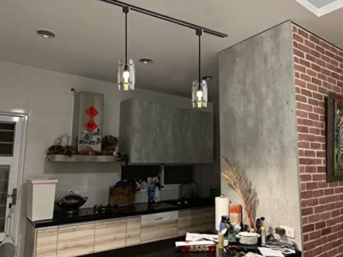 Halo Track Lighting Rustic Natural Pendant
