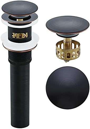 Perfect Oil Rubbed Bronze Sink Drain with Overflow for Safety Style