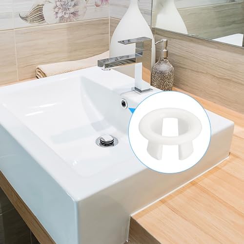 UXCell Sink Overflow Rings White