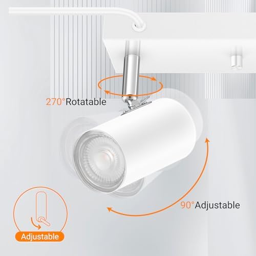 AUQUEE 4 Light Track Lighting Kit