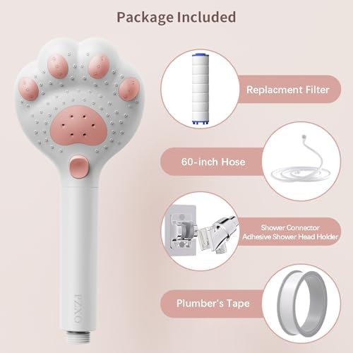Cute Cat Paw Shower Head 25 GPM Masterpiece