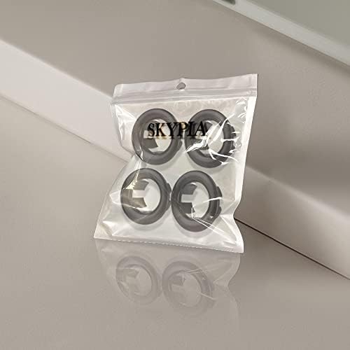 4-Piece Sink Overflow Ring Set Modern Durable Shatterproof Design Bathroom Kitchen Enhancement
