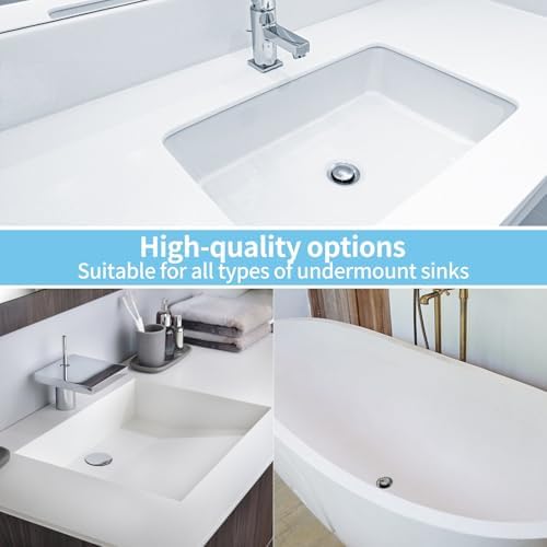 2-Piece Universal Sink Drain Stopper System for US Sinks