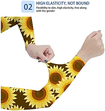 1 Pair Polynesian Print Arm Sleeves for Women Men