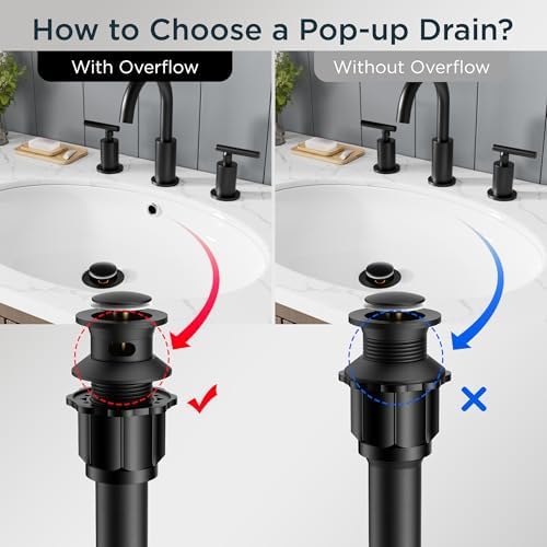 FORIOUS 304 Stainless Steel Sink Drain