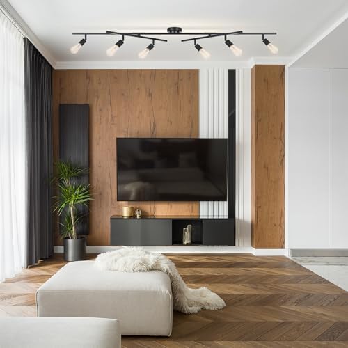 Versatile Durable 6-Light Swivel Track Lighting