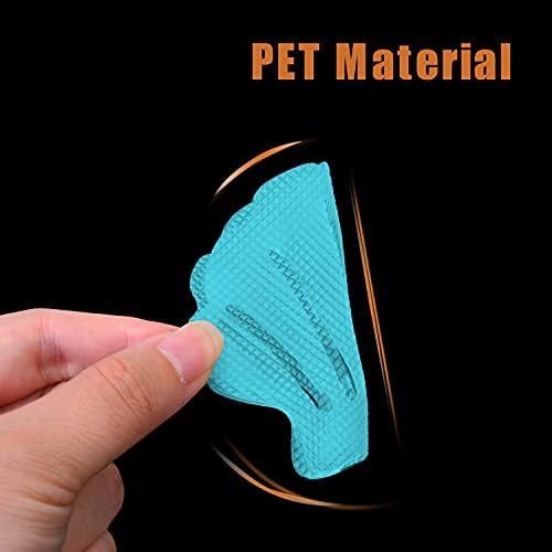 Non-Slip Bathtub Stickers Set 24PCS Blue Safety Decals for Bathtubs Showers