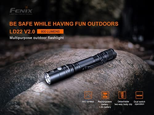 Fenix LD22 V2 800 Lumen Slim LED Flashlight