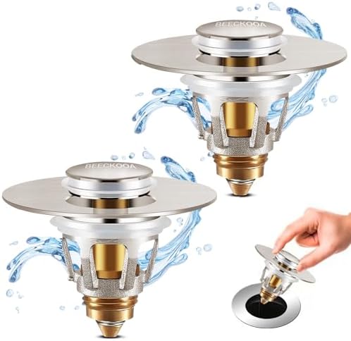 BEECKOOAHigh-Quality Bath Sink Plug With Anti-Clog Function for Efficient Drainage