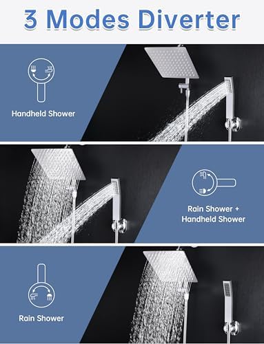 Durable Dual Shower Head Set for Home Use