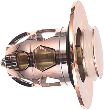 Gadpiparty Copper Sink bathtub Drain Stopper Rose Gold - Effortless Bath Solutions