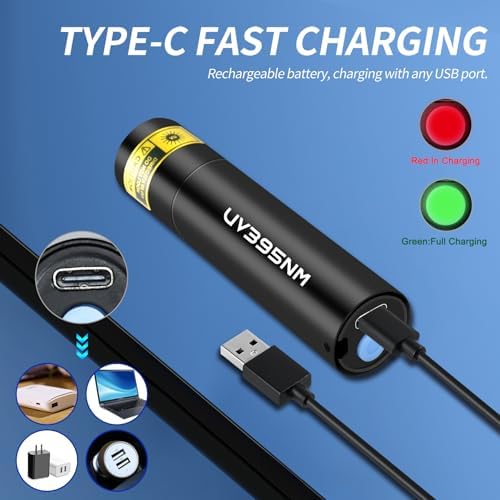 Pet Urine UV Flashlight Compact Powerful