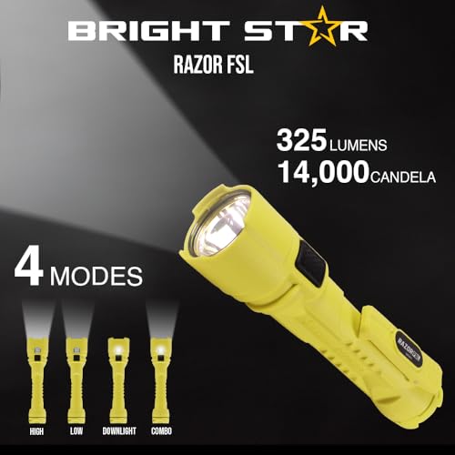 BRILLIANT SAFETY LED FLASHLIGHT with 10 HOUR RUNTIME