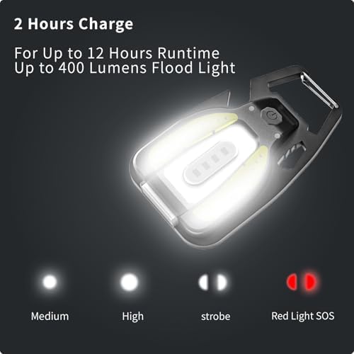 WARSUN Multi-functional Rechargeable Keychain Flashlight