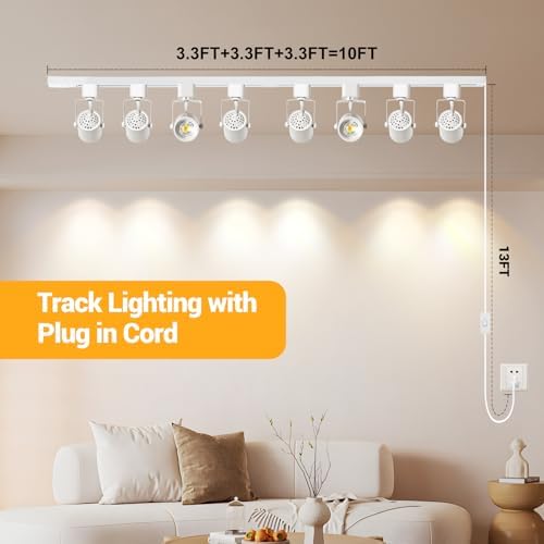 Anti-glare GU10 Track Lighting Kit for Kitchens