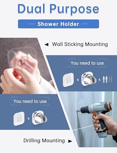 Durable Dual Shower Head Set for Home Use
