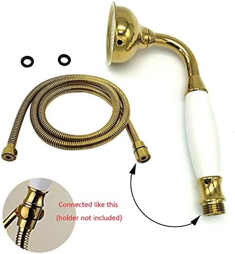 Traditional Telephone Style Brass Handheld Showerhead