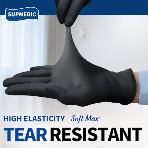 Supmedic Nitrile Gloves Latex-Free Powder-Free for Medical Cooking