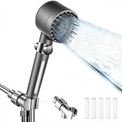 Ion shower head for RVs gyms homes Pure water purification