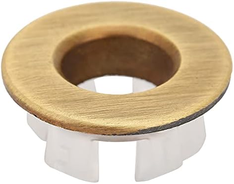 Sink Overflow Rings Matte Gold Bathroom Drain Cover