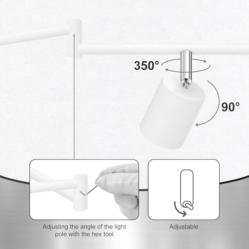 8 Light Track Lighting Fixtures Ceiling Matte White