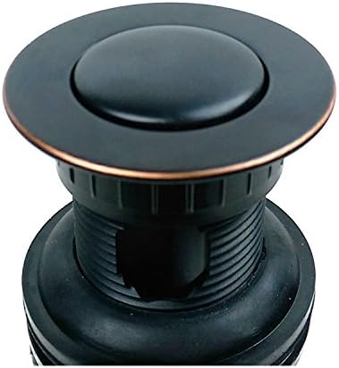 Durable Plastic Bath Sink Drain with Oil Rubbed Bronze Finish