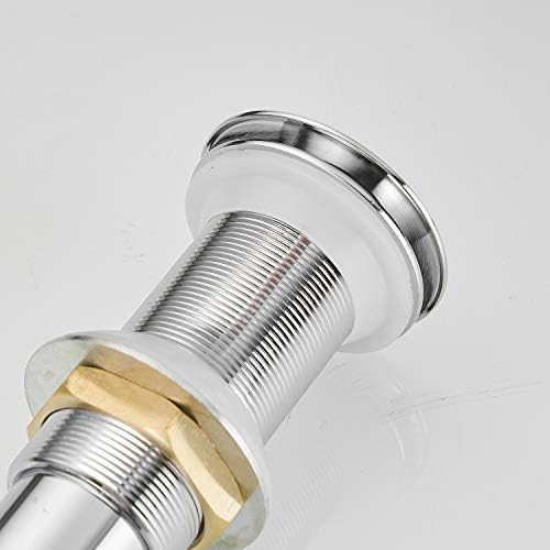 BWE Chrome Pop Up Sink Drain - 1-12 to 1-34 Sink Hole