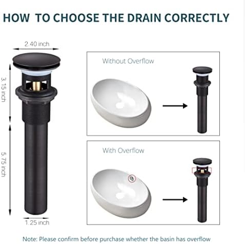 HEATGENE Bathroom Sink Drain Stopper