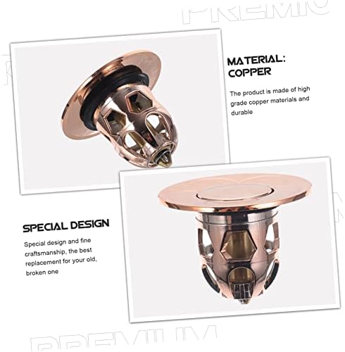 Copper Sink Drain Plug Hair Preventer Stopper