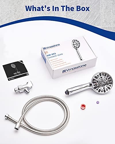 Durable 7 Spray Modes Handheld Shower Head Kit