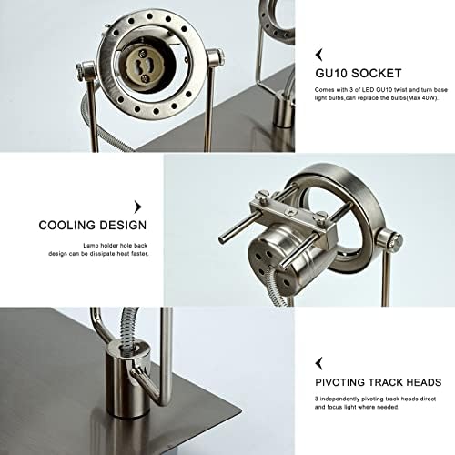 Adjustable GU10 LED Track Lighting with airflow for home commercial use