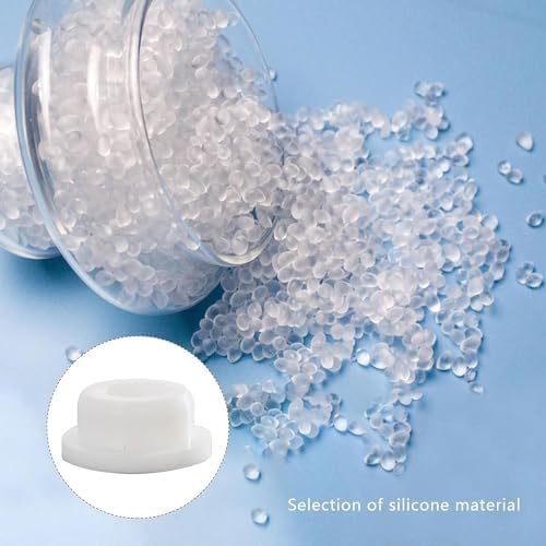 4-Piece Silicone Sink Overflow Cover for Kitchen Bath White