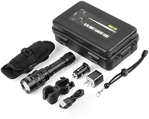 Ultrafire Rechargeable Flashlight - 1000 Lumens 5 Modes Waterproof Compact