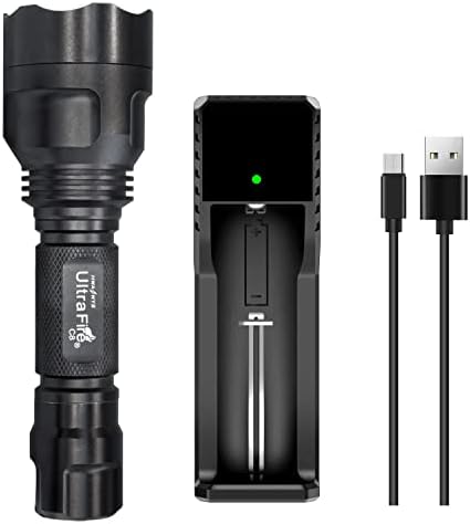 UltraFire C8 Single Mode LED Flashlight 1000 Lumens