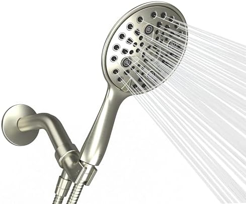 Luxury-Designed 6-Inch Handheld Shower Head with Anti-Clogging Jets
