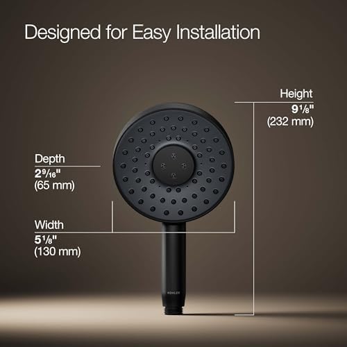 Statement Round 3-Function Handheld Shower by KOHLER