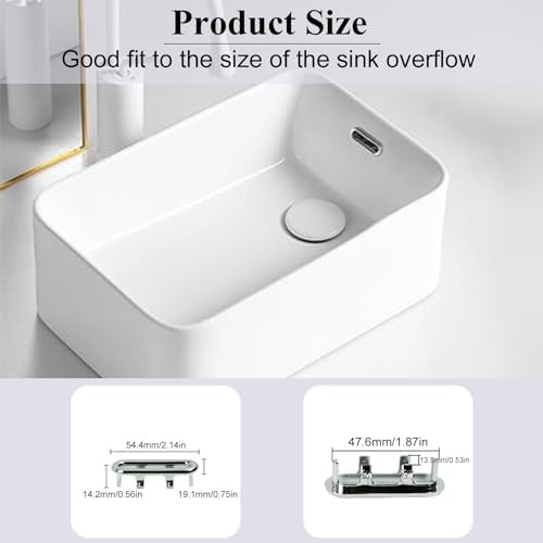 Expand Your Style 4-Piece Sink Overflow Covers