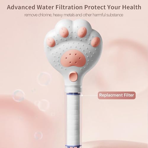 Cute Cat Paw Shower Head 25 GPM Masterpiece