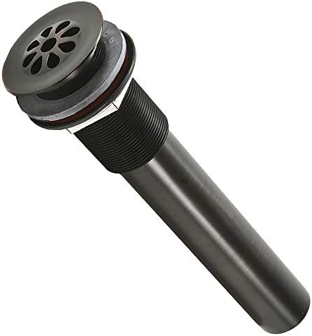 15-Inch Non-Overflow Grid Sink Drain in Oil Rubbed Bronze