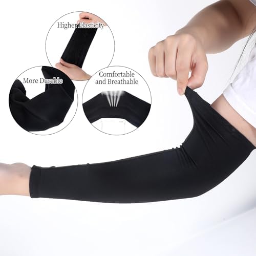 2 Pairs Breathable Elastic Arm Sleeves for Kids