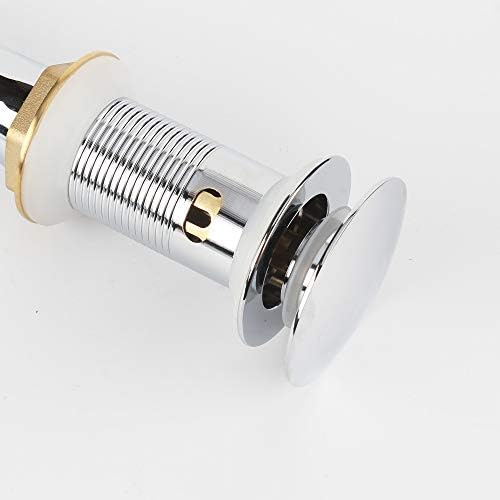 Pop Up Sink Drain with Overflow Chrome