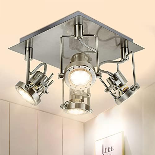 Adjustable GU10 LED Track Lighting with airflow for home commercial use