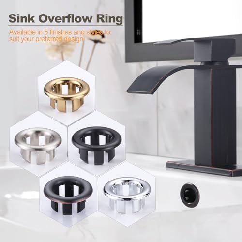 ARCORA Sink Overflow Ring Oil Rubbed Bronze 2 Pack