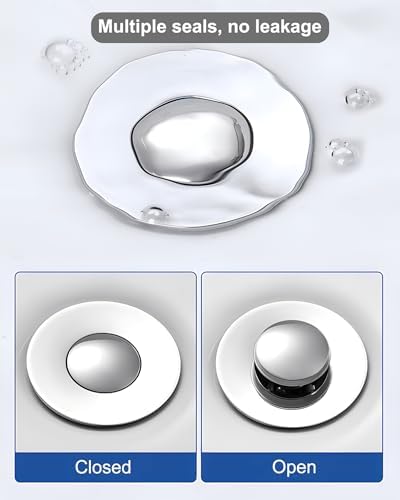 VDousein Bathroom Sink Stopper with Gravity Switch
