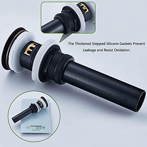 Perfect Oil Rubbed Bronze Sink Drain with Overflow for Safety Style