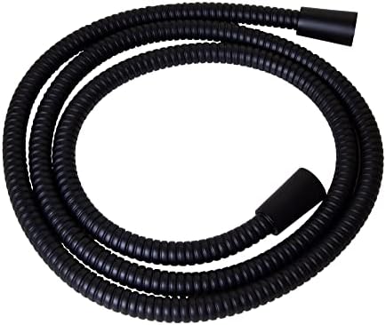 Design House 3-Way 70-Inch Matte Black Shower Diverter Hose